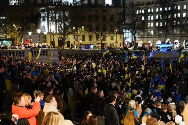 Лондон вийшов на багатотисячний мітинг до 4-річчя повномасштабної війни (фото)